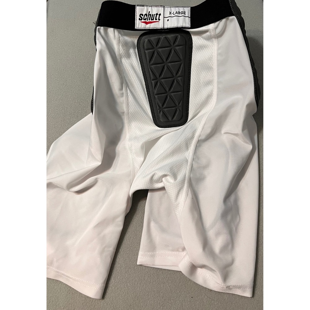 Schutt Mens XL Integrated Padded Football Girdle White Compression  Hip Thigh - Picture 3 of 5